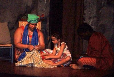 Amanda Boyer (Mama Euralie), Annabella Ripatrazone (Little Ti Moune), Robinson Donaza Photo