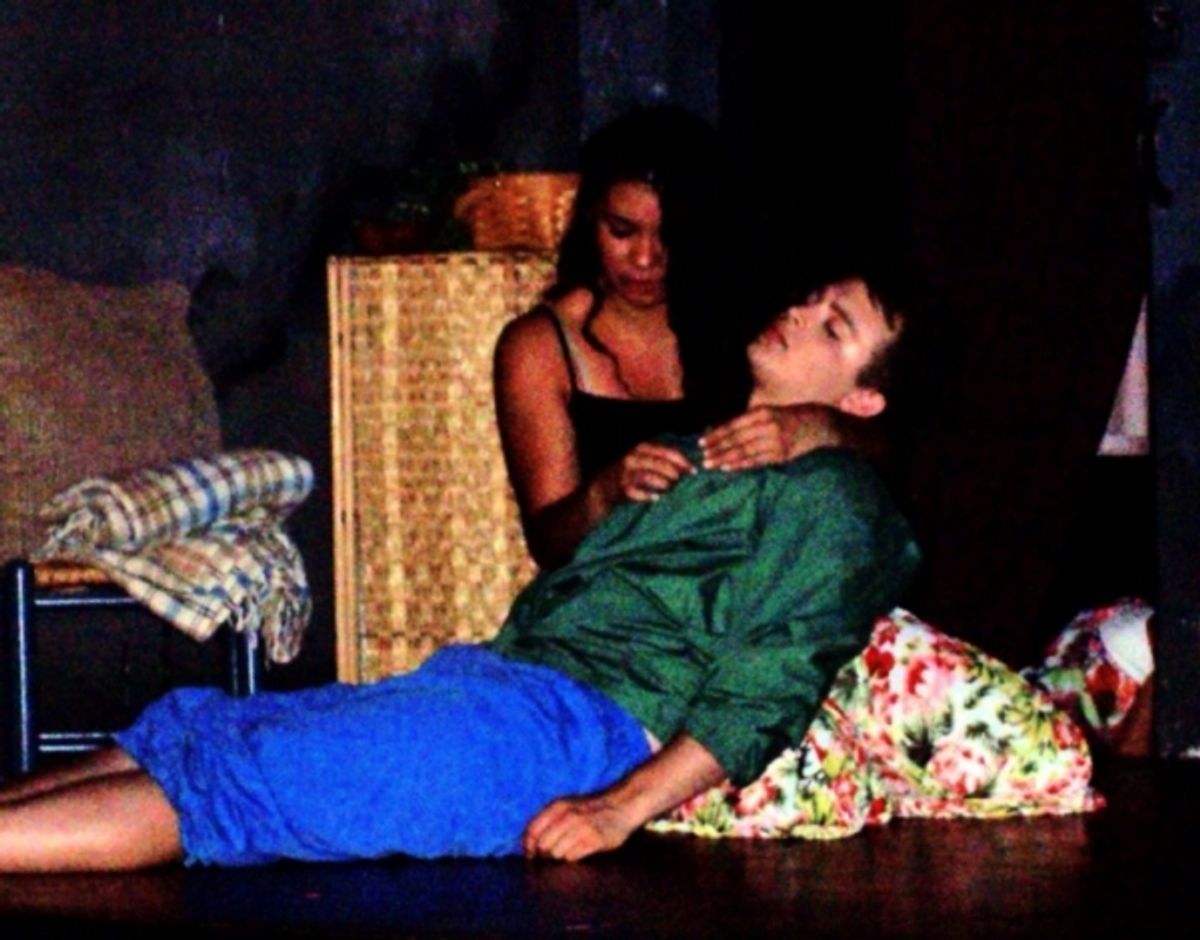 Olivia Clavel-Davis (Ti Moune), Steven Munoz (Daniel) at 