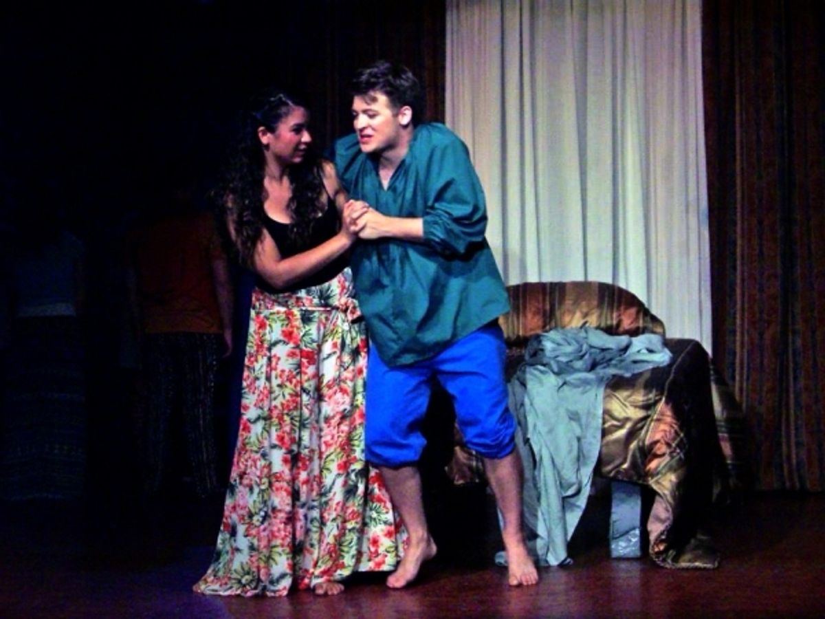 Olivia Clavel-Davis (Ti Moune) and Steven Munoz (Daniel) at 