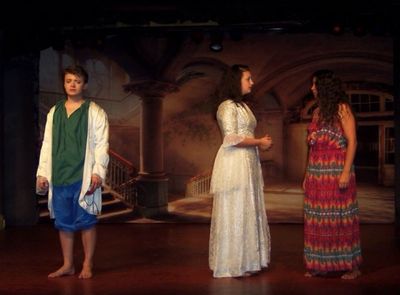 Steven Munoz (Daniel), Emily Boyer (Andrea), Olivia Clavel - Davis (Ti Moune) Photo