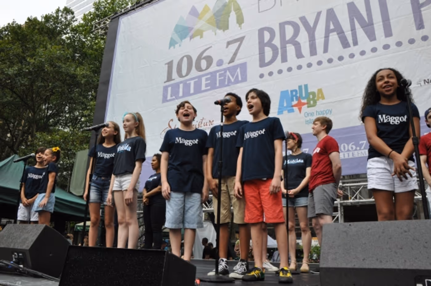 Photo Coverage: Casts of MATILDA, ON THE TOWN & More Perform in Bryant Park!  Image