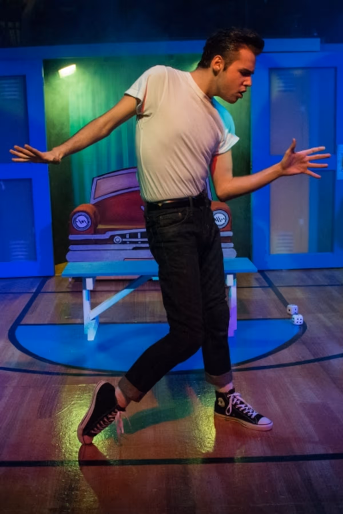 Jared Bradley at First Look at Columbus Children's Theatre's GREASE