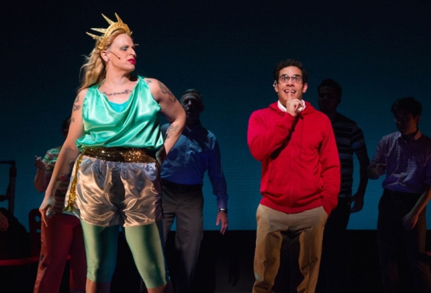 Photo Flash: First Look at MANUEL VERSUS THE STATUE OF LIBERTY at NYMF  Image