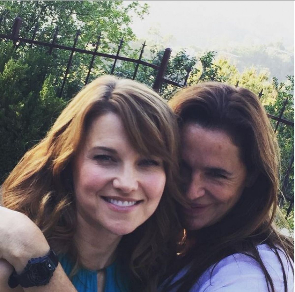 Lucy Lawless, Claire Stansfield at 