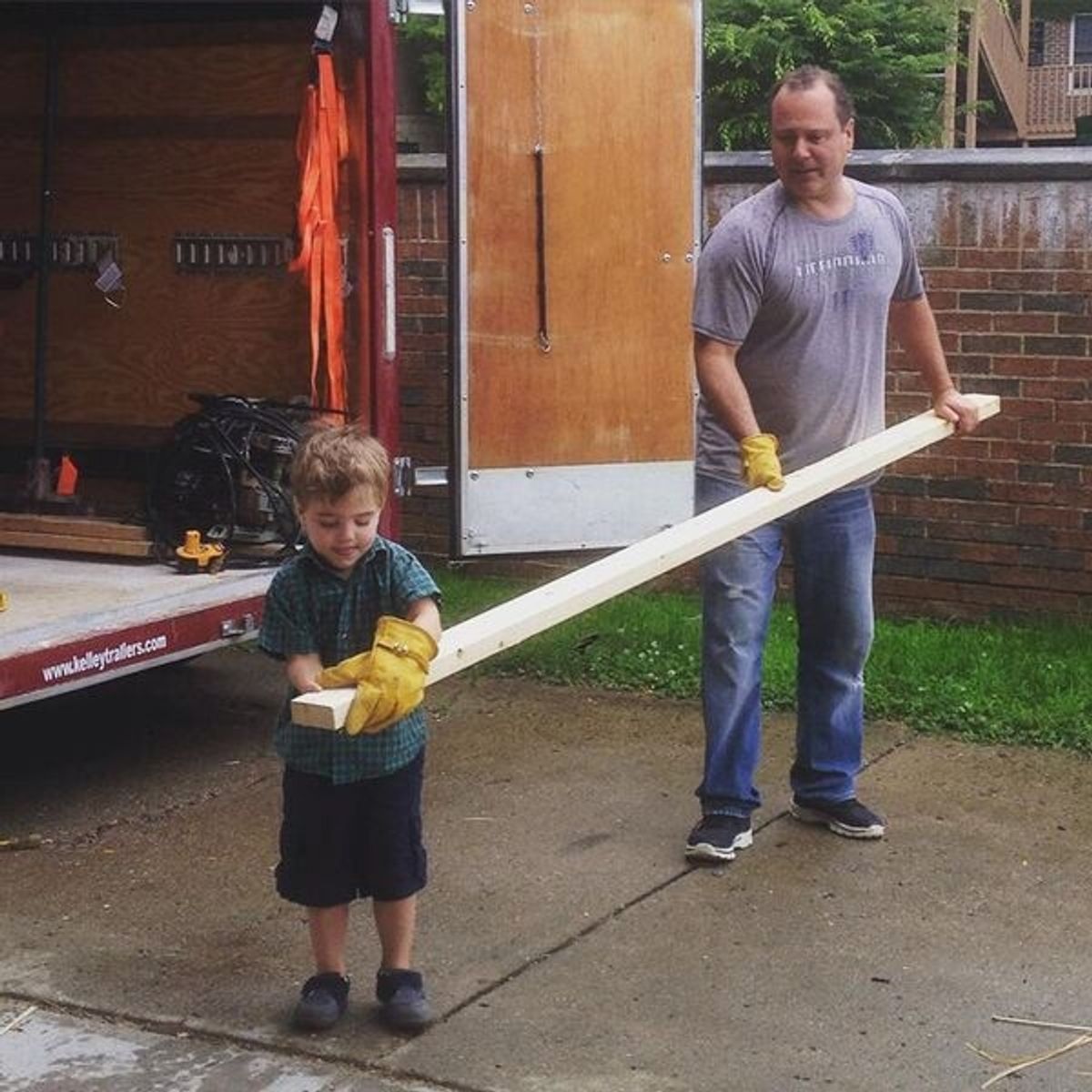 Dan Cooney and Son Gavin at 