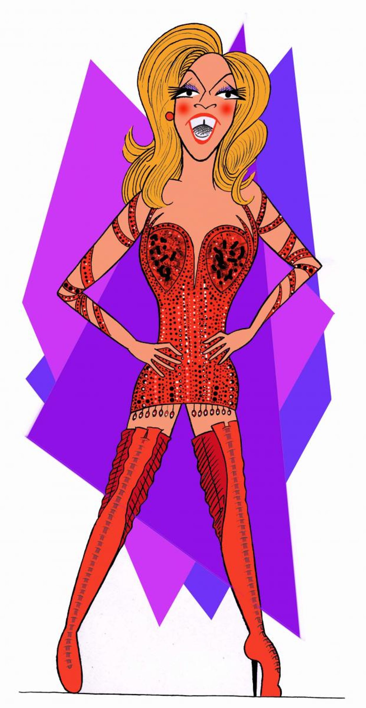 BWW Exclusive: Ken Fallin Draws the Stage- KINKY BOOTS  Image