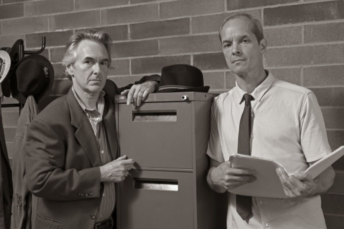 Michael Joseph Mitchell as Hillel Levin and Mark Ulrich as FBI agent Zack Shelton at 