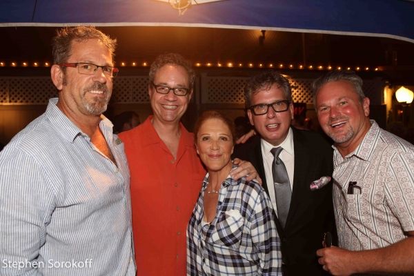 Rick Murray, Mark Sendroff, Linda Lavin Billy Stritch, Sam Harris Photo