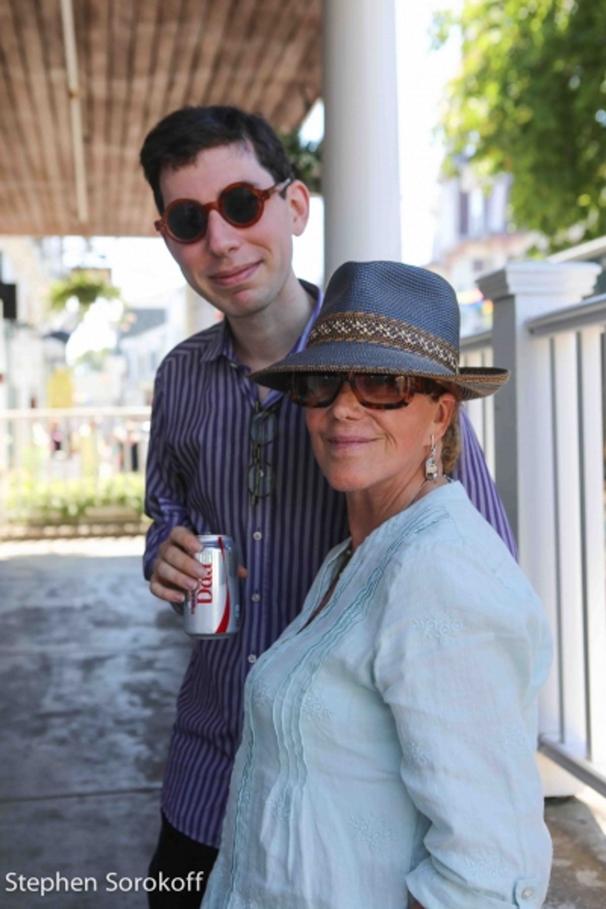 Aaron Weinstein &amp; Linda Lavin at 