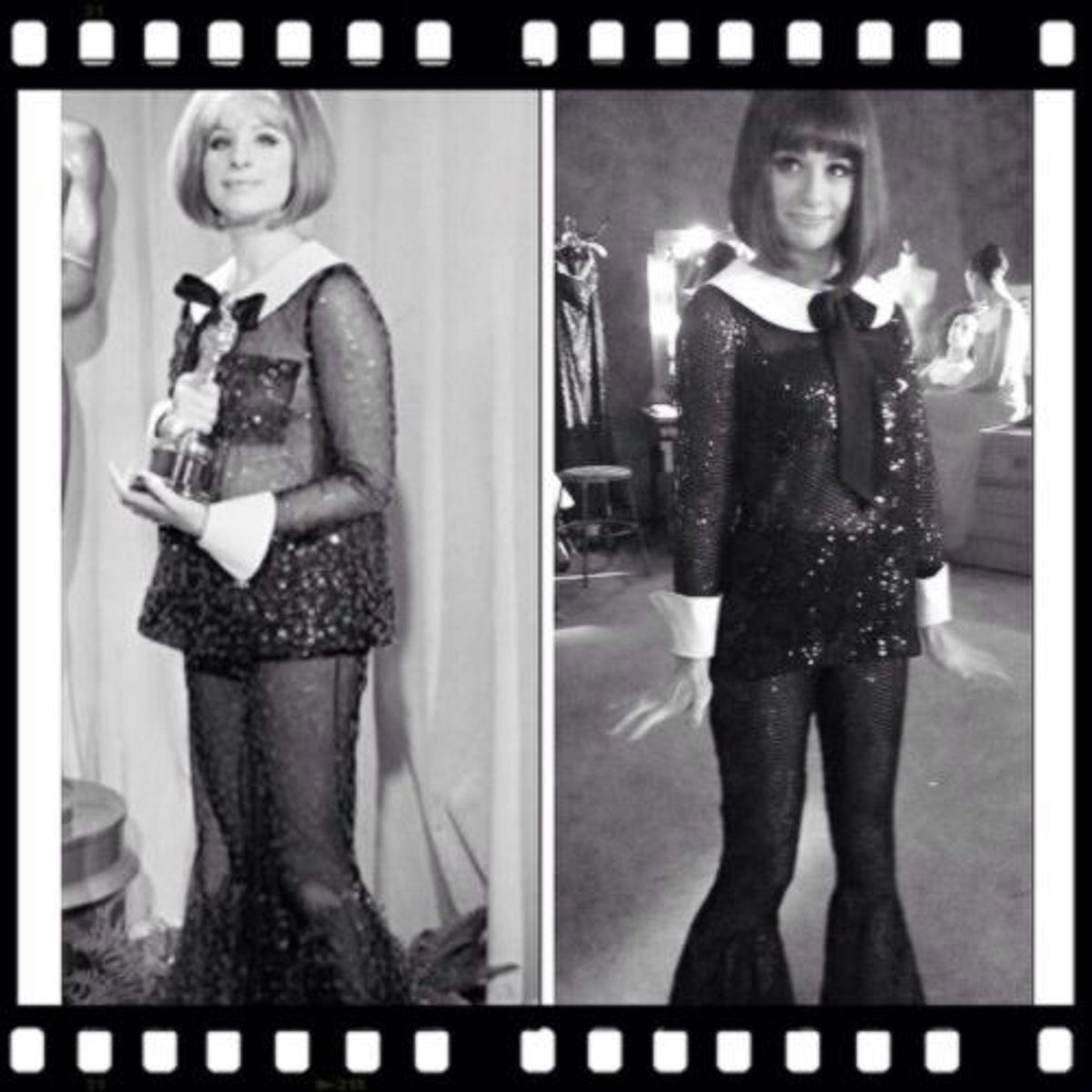 Barbra Streisand; Lea Michele  at 