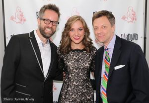 Fred Lassen, Laura Osnes and Jim Caruso Photo