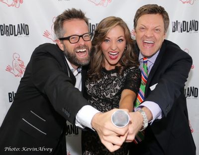 Fred Lassen, Laura Osnes and Jim Caruso Photo