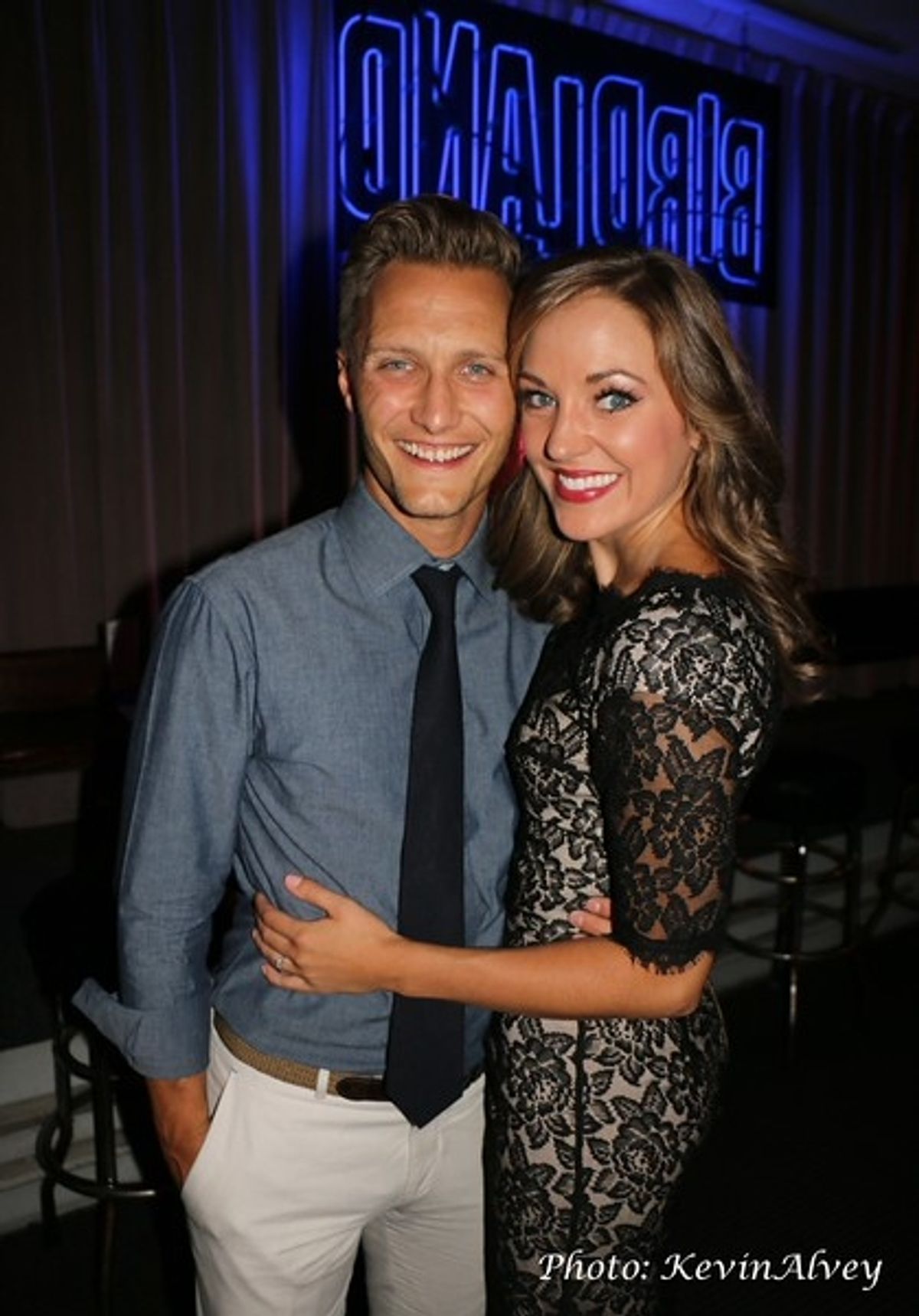 Nathan Johnson and Laura Osnes at 