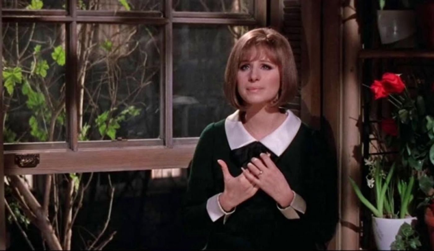 Photo Flash: More Shots! Barbra Streisand Sports Designs by Arnold Scaasi  Image