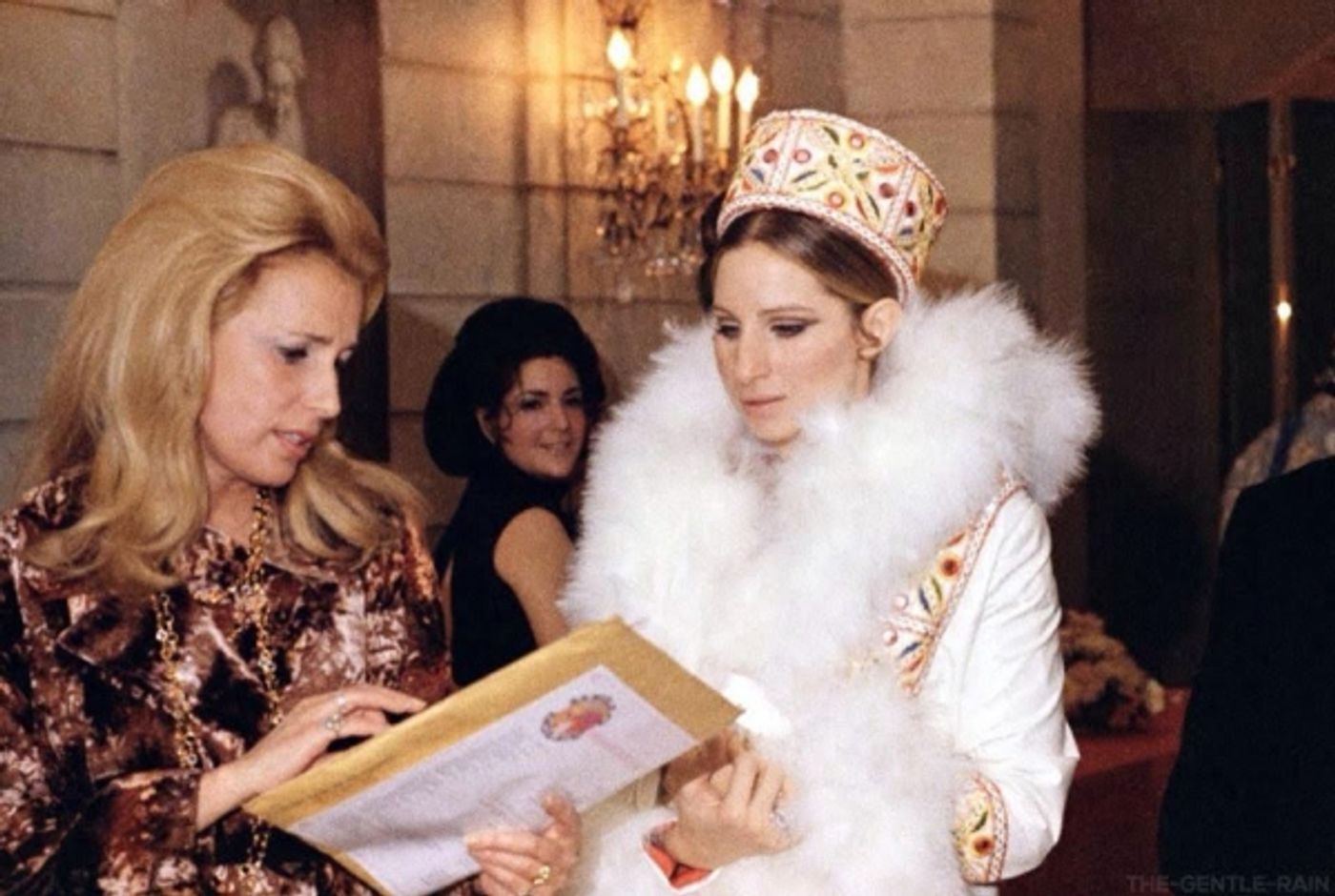 Photo Flash: More Shots! Barbra Streisand Sports Designs by Arnold Scaasi  Image