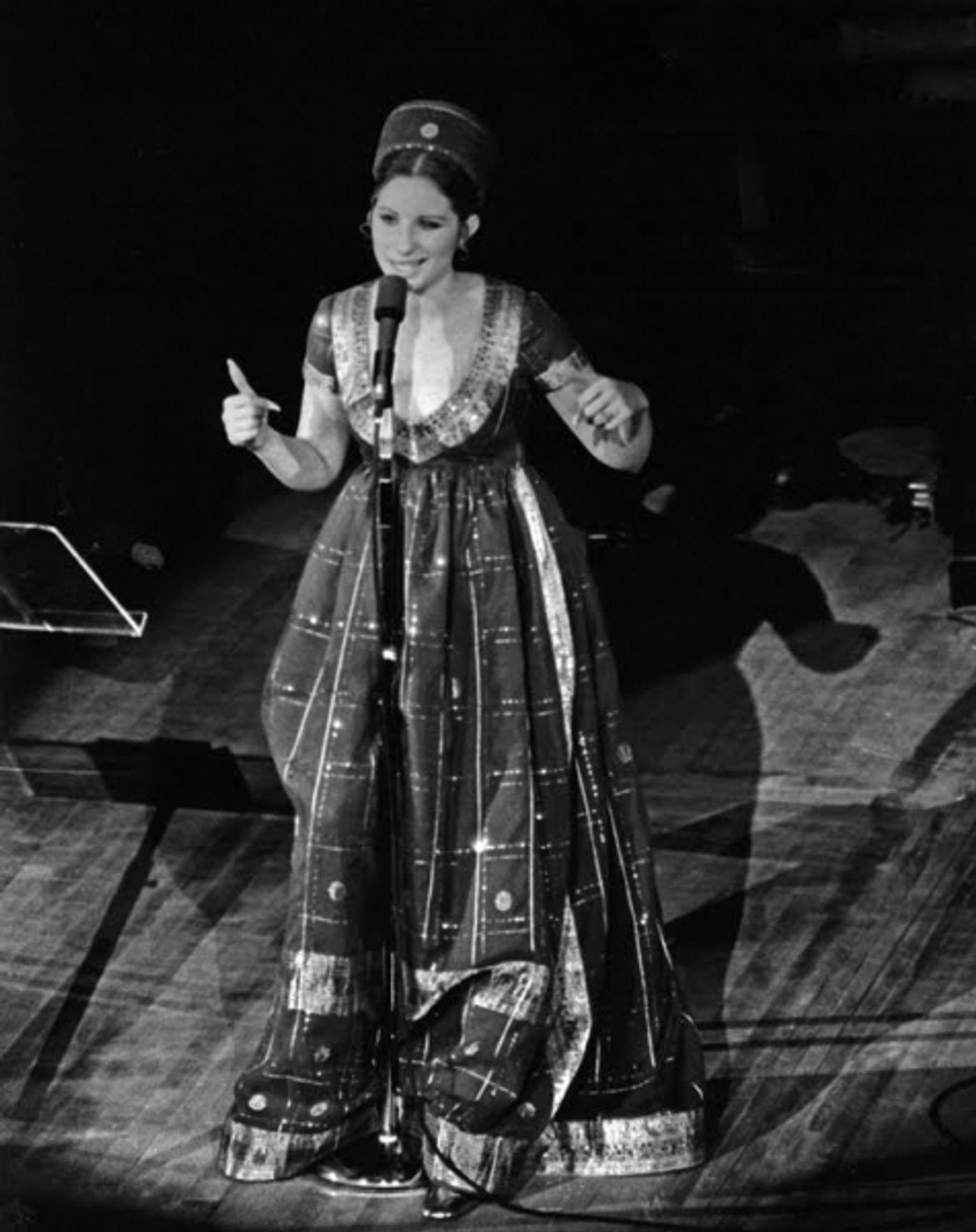 Photo Flash: More Shots! Barbra Streisand Sports Designs by Arnold Scaasi  Image