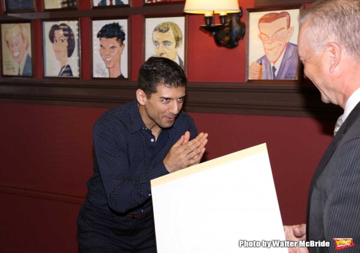 Max Klimavicius with Tony Yazbeck at 