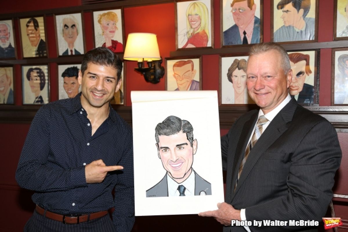 Max Klimavicius with Tony Yazbeck at 