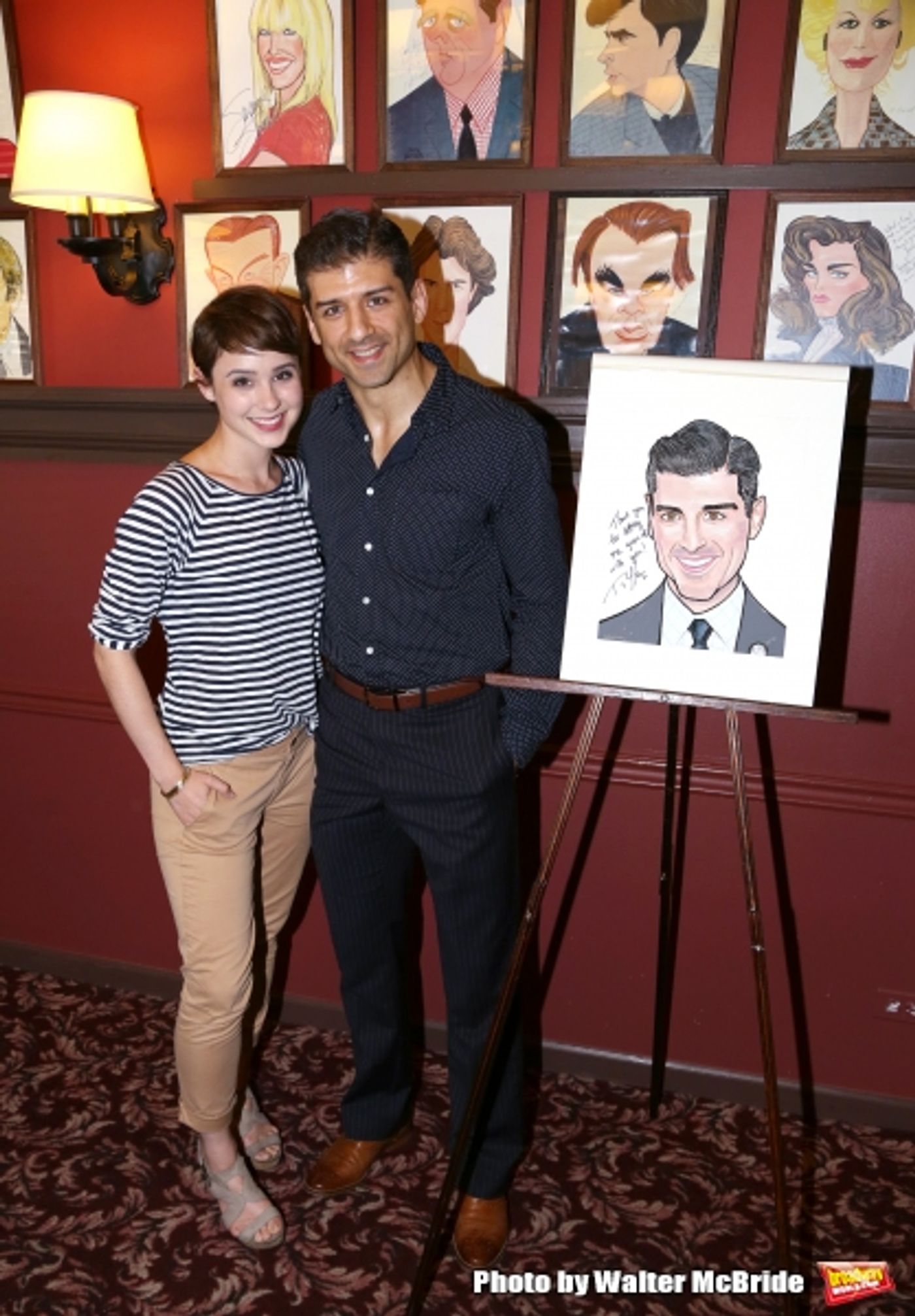 Photo Coverage: A Helluva Guy- ON THE TOWN's Tony Yazbeck Honored with Sardi's Caricature  Image