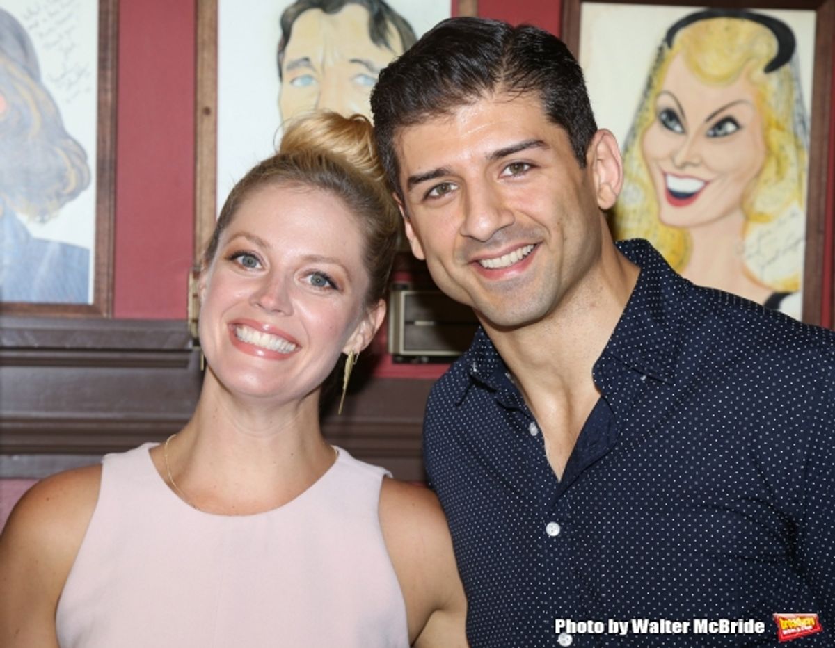 Elizabeth Stanley with Tony Yazbeck at 