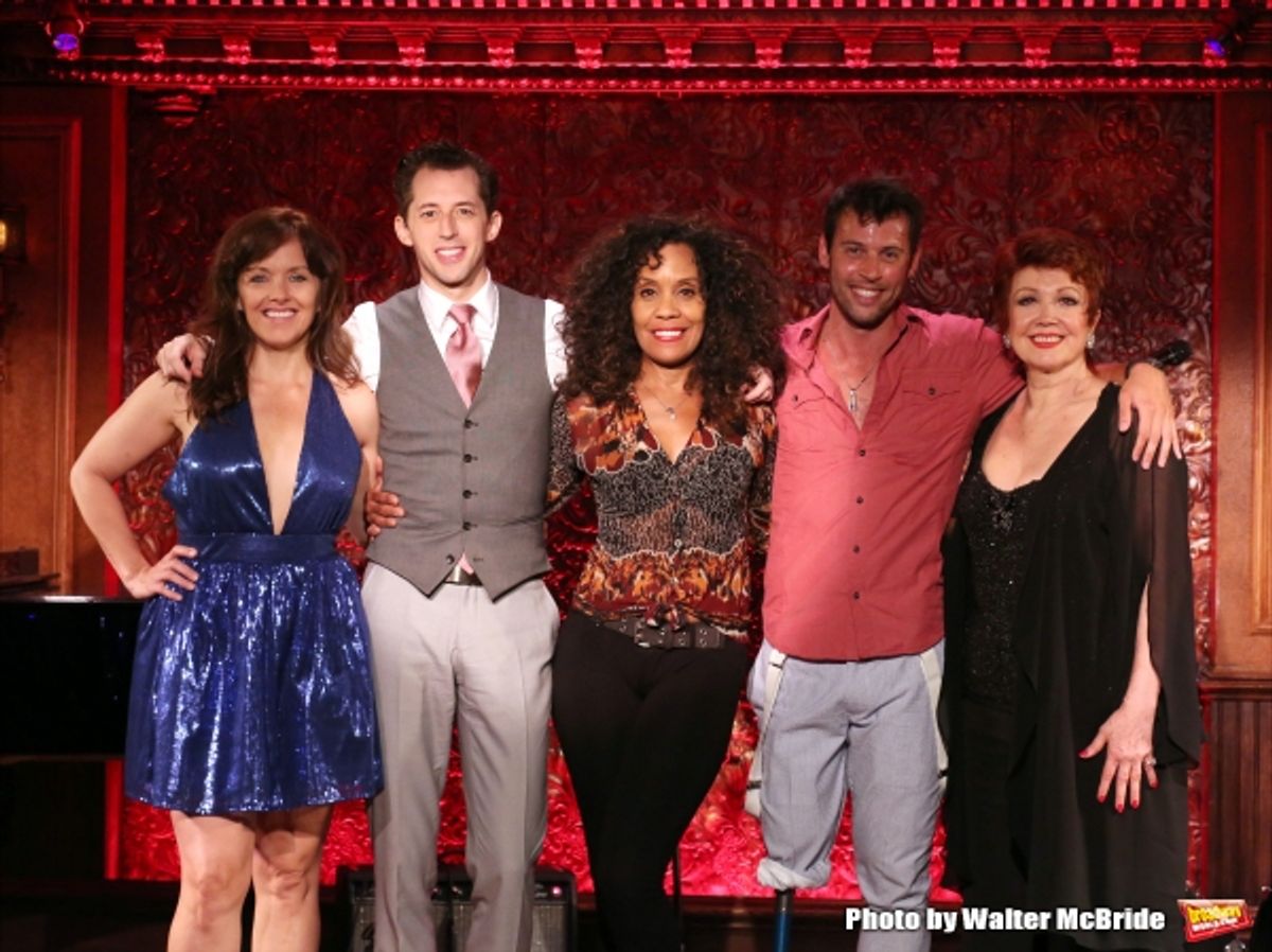 Alice Ripley, Josh Grisetti, Cheryl Freeman, Evan Ruggiero and Donna McKechnie at 