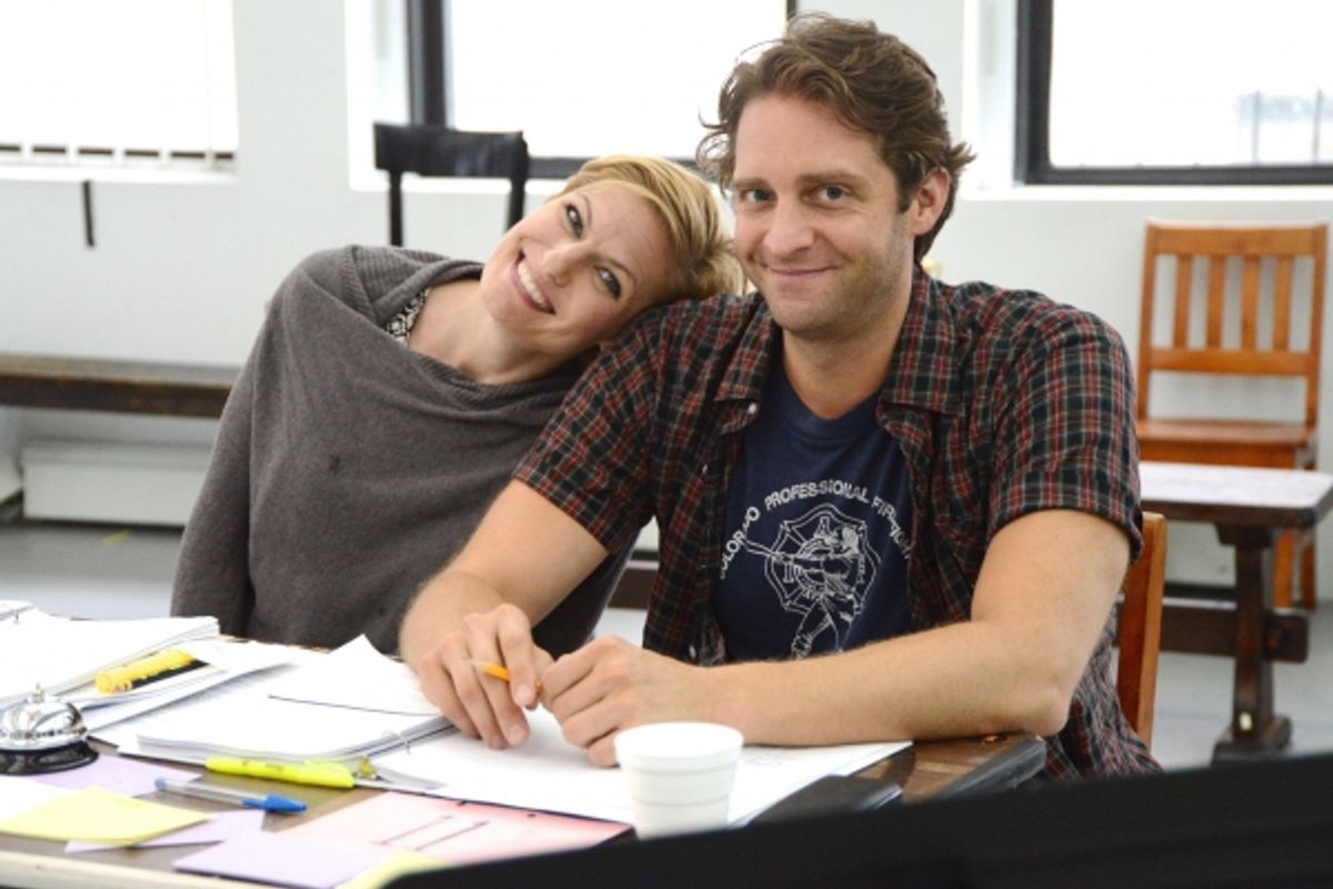 Director Jessica Stone and cast member Colin Hanlon at 