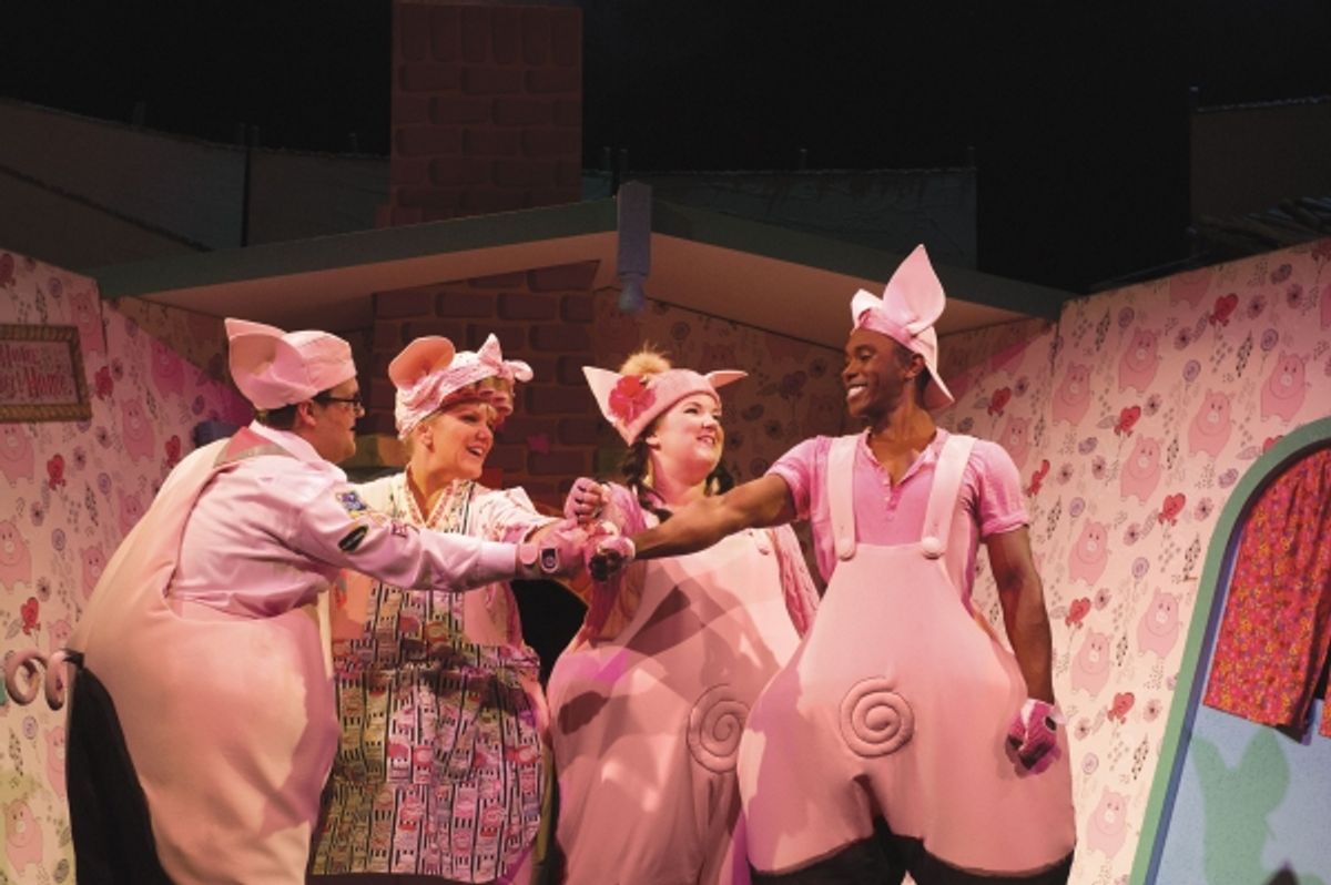 Daniel Buckley, Alison Jiear, Leanne Jones and Taofique Folarin at 