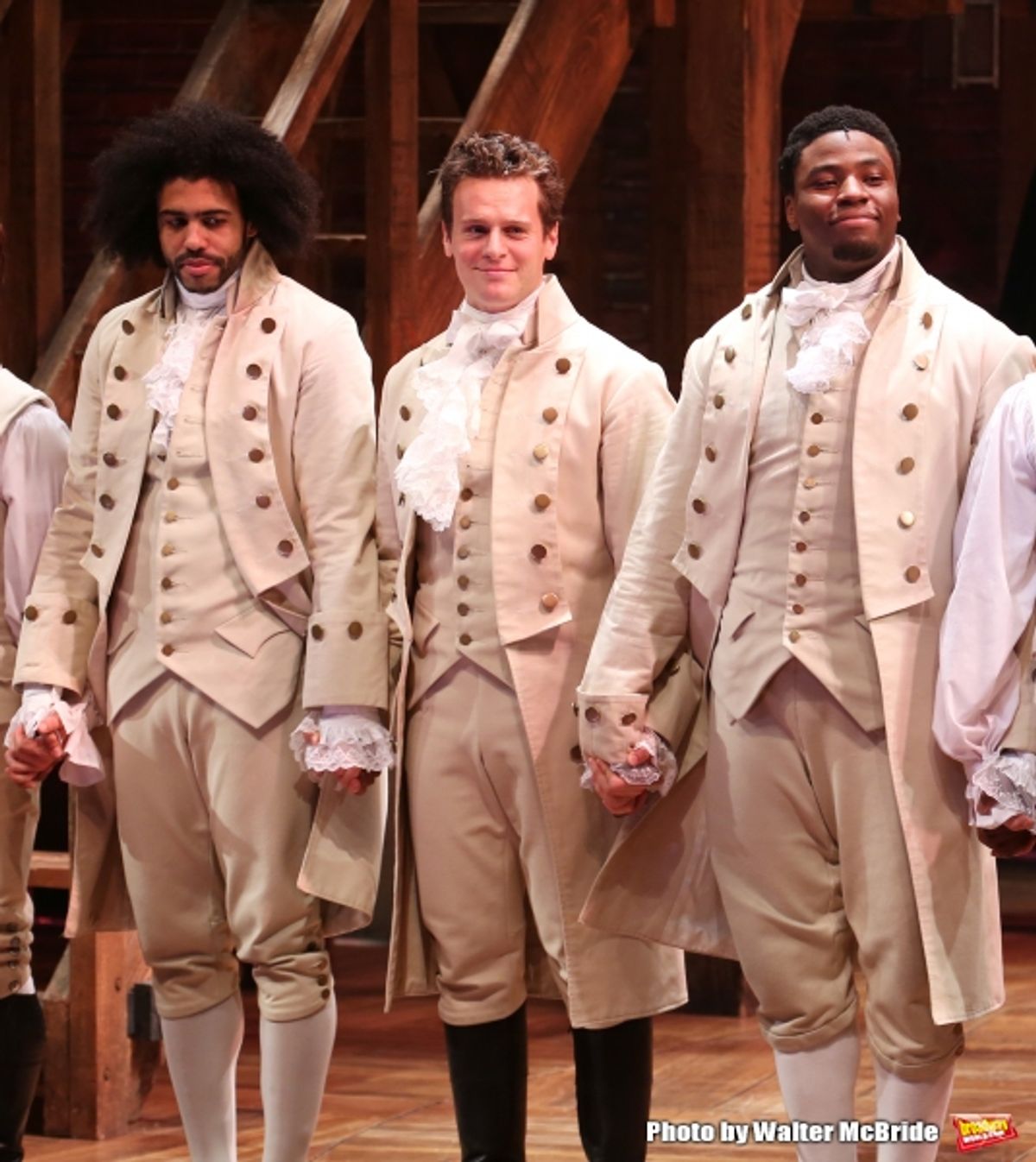 Daveed Diggs, Jonathan Groff and Okieriete Onaodowan at 