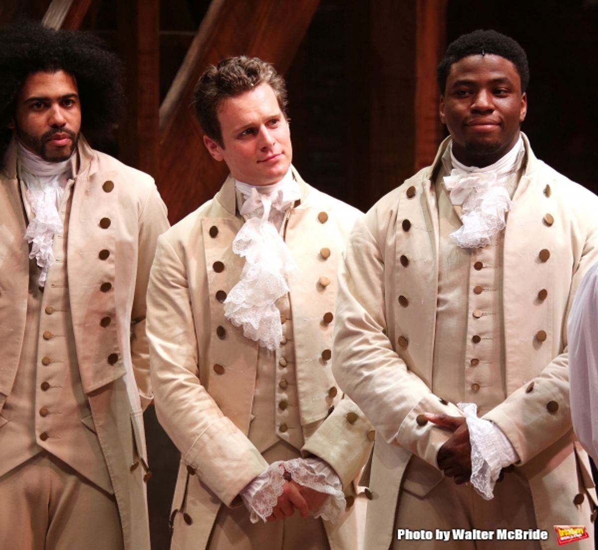 Daveed Diggs, Jonathan Groff and Okieriete Onaodowan at 
