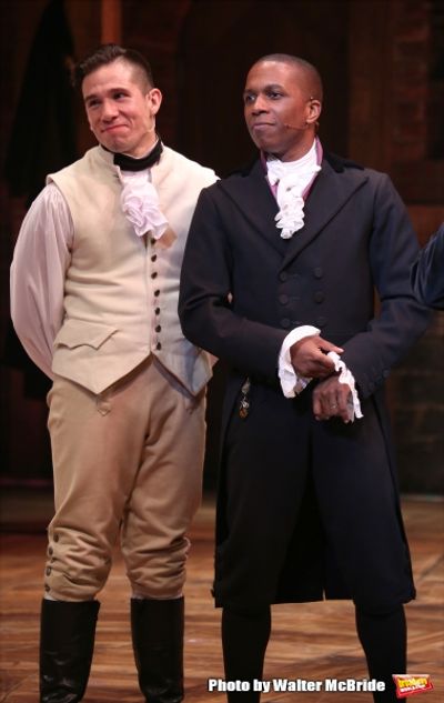 John Rua and Leslie Odom Jr. Photo