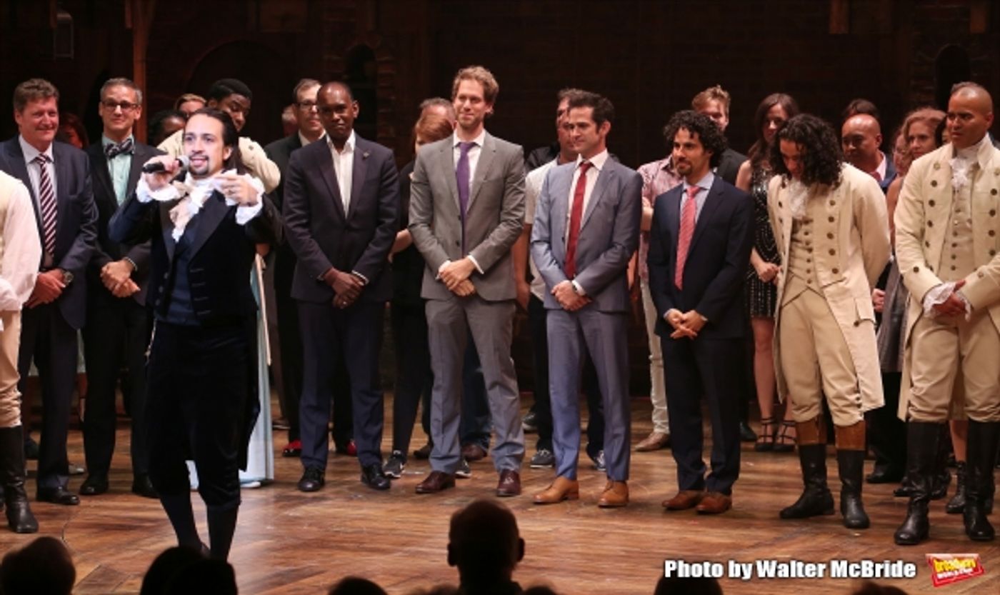 Photo Coverage: History is Happening- HAMILTON Cast Takes Opening Night Bows  Image