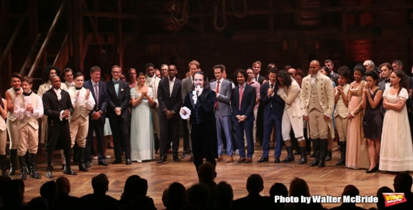 Photo Coverage: History is Happening- HAMILTON Cast Takes Opening Night Bows  Image