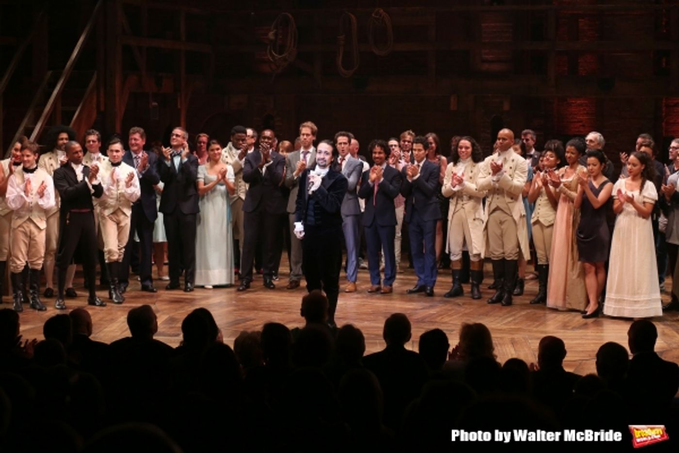 Photo Coverage: History is Happening- HAMILTON Cast Takes Opening Night Bows  Image