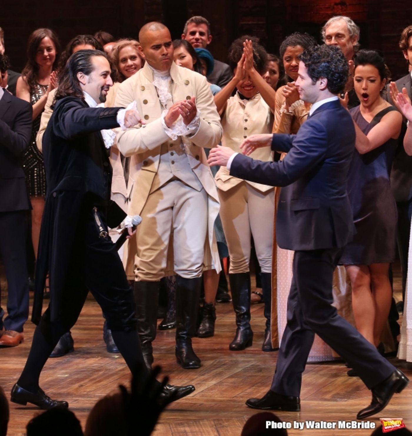 Photo Coverage: History is Happening- HAMILTON Cast Takes Opening Night Bows  Image