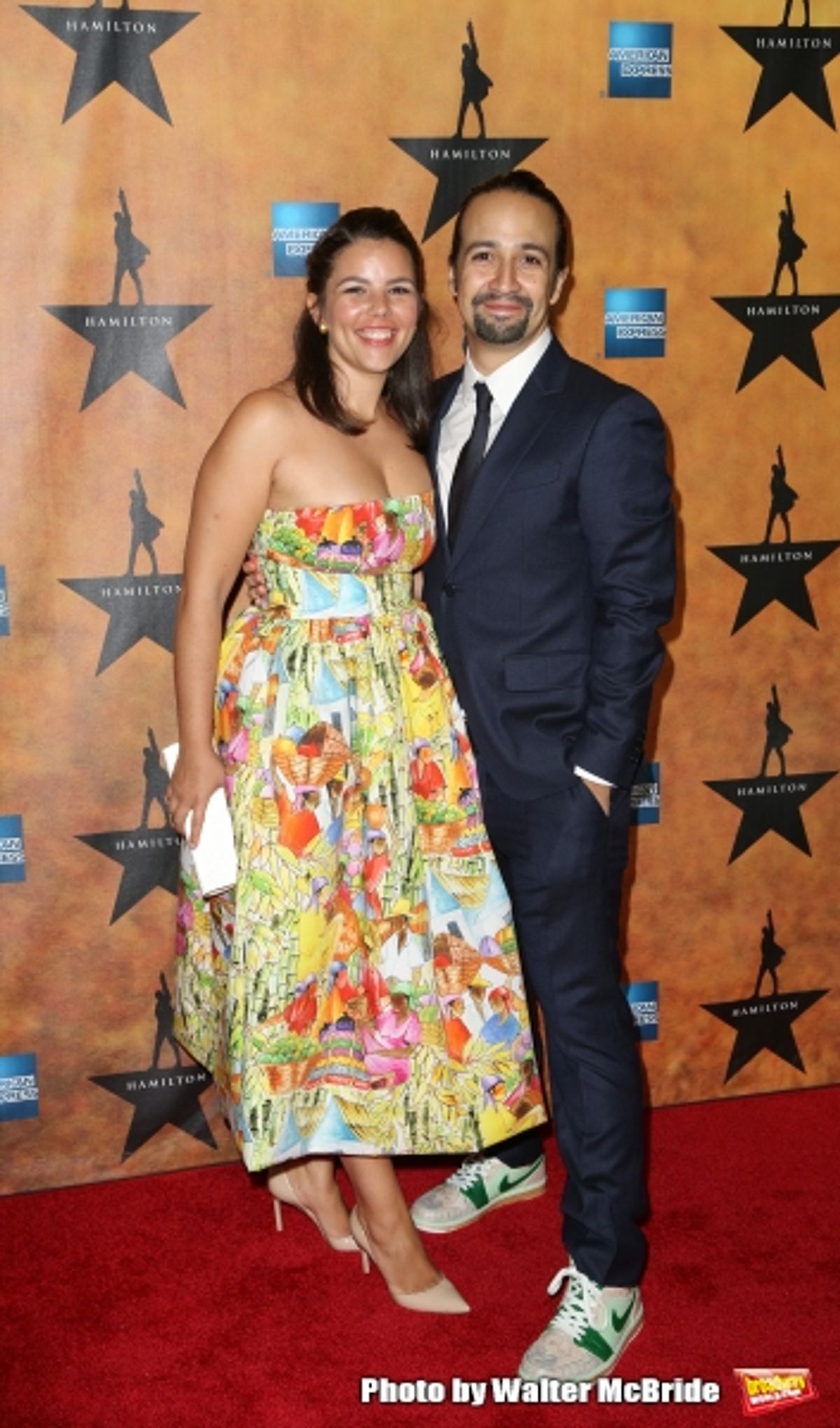 Vanessa Nadal and Lin-Manuel Miranda at 