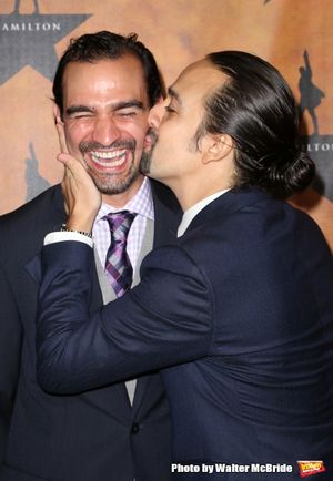 Javier Munoz and Lin-Manuel Miranda Photo