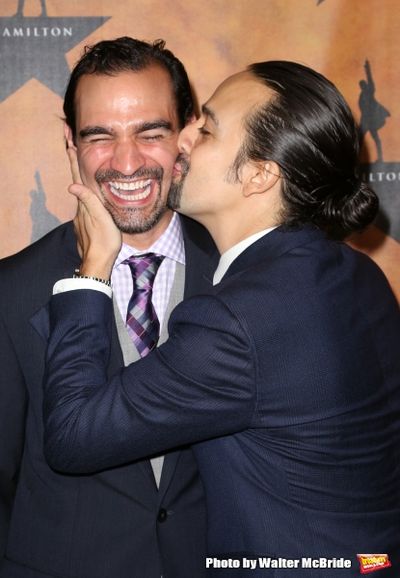 Javier Munoz and Lin-Manuel Miranda Photo