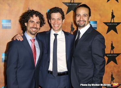 Alex Lacamoire, Thomas Kail and Lin-Manuel Miranda Photo