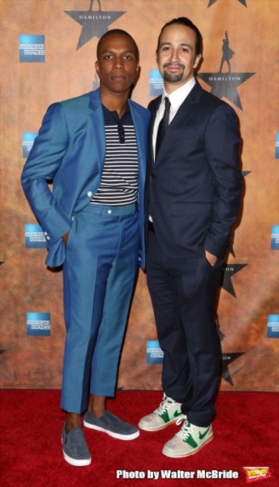 Leslie Odom and Lin-Manuel Miranda Photo