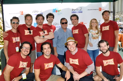 Rich Kaminski joins Christian Borle, John Cariani, Brian d'Arcy James, Kate Reinders  Photo