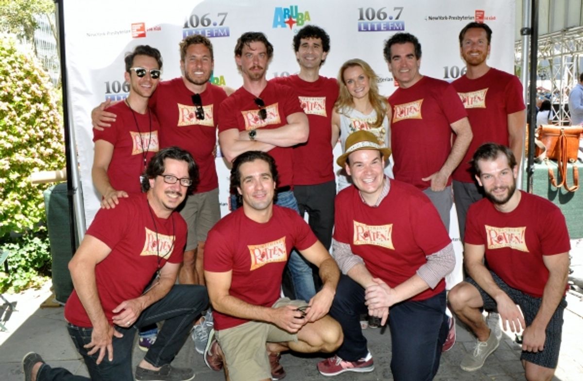 Christian Borle, John Cariani, Brian d''Arcy James, Kate Reinders and The Cast of Something Rotten at 
