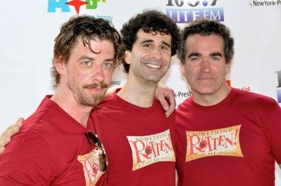 Christian Borle, John Cariani and Brian d'Arcy James Photo