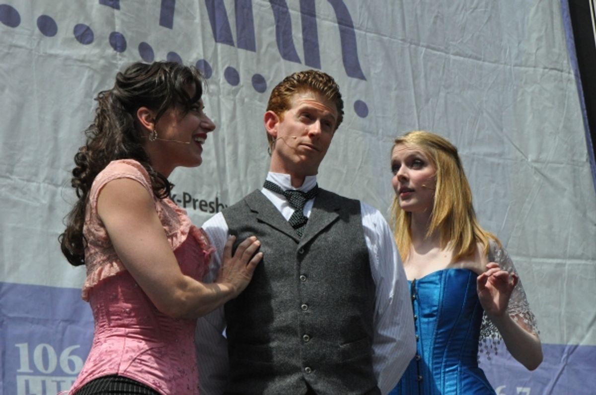 Kathy Voytko, Mark Ledbetter and Kristen Hahn at 