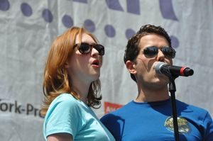 Erin Mackey and Josh Young @ BroadwayWorld Erin Mackey and Josh Young Photo