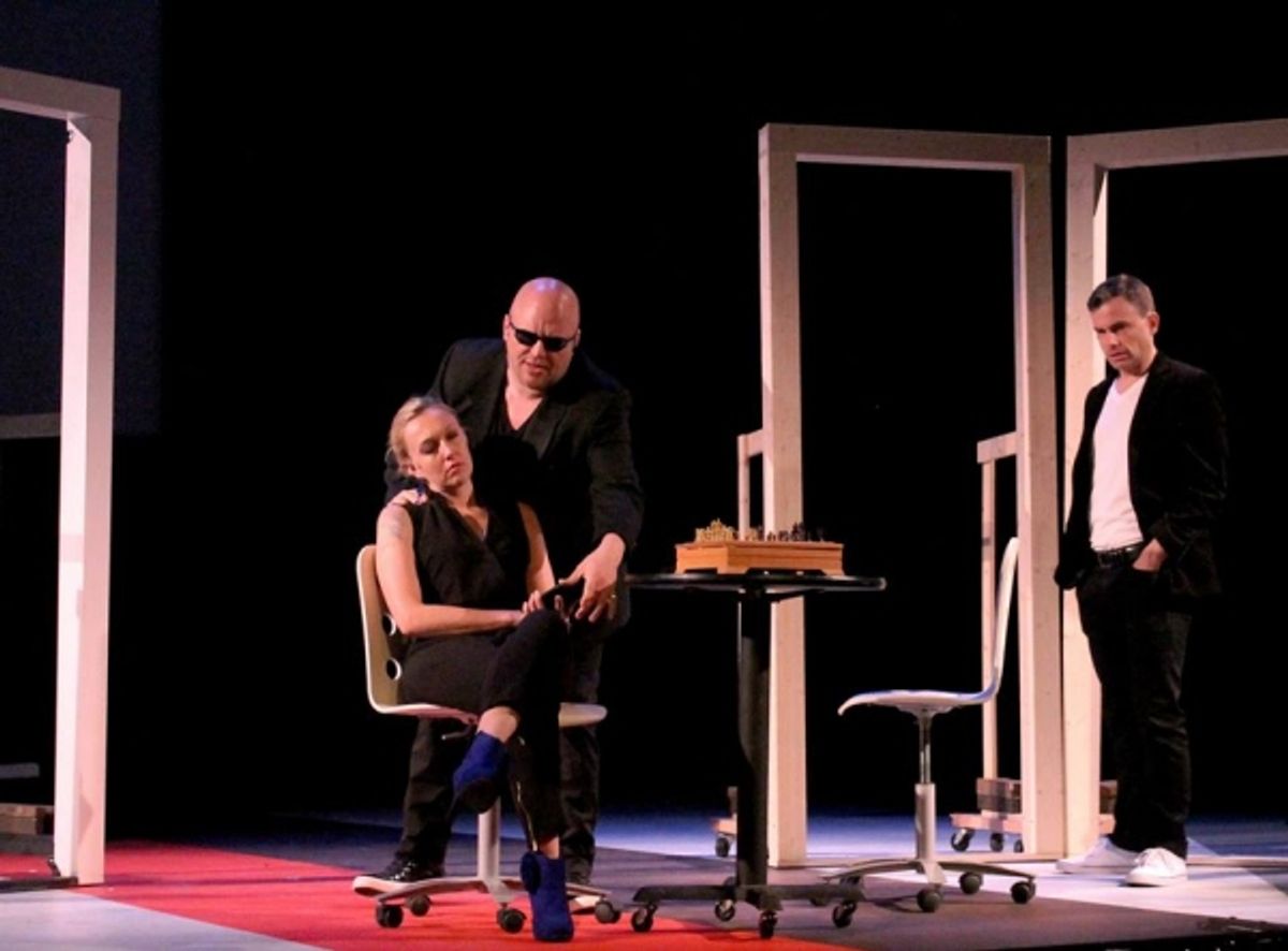 Amanda Renee Baker, Gilgamesh Taggett and John Cormier-Burke at 