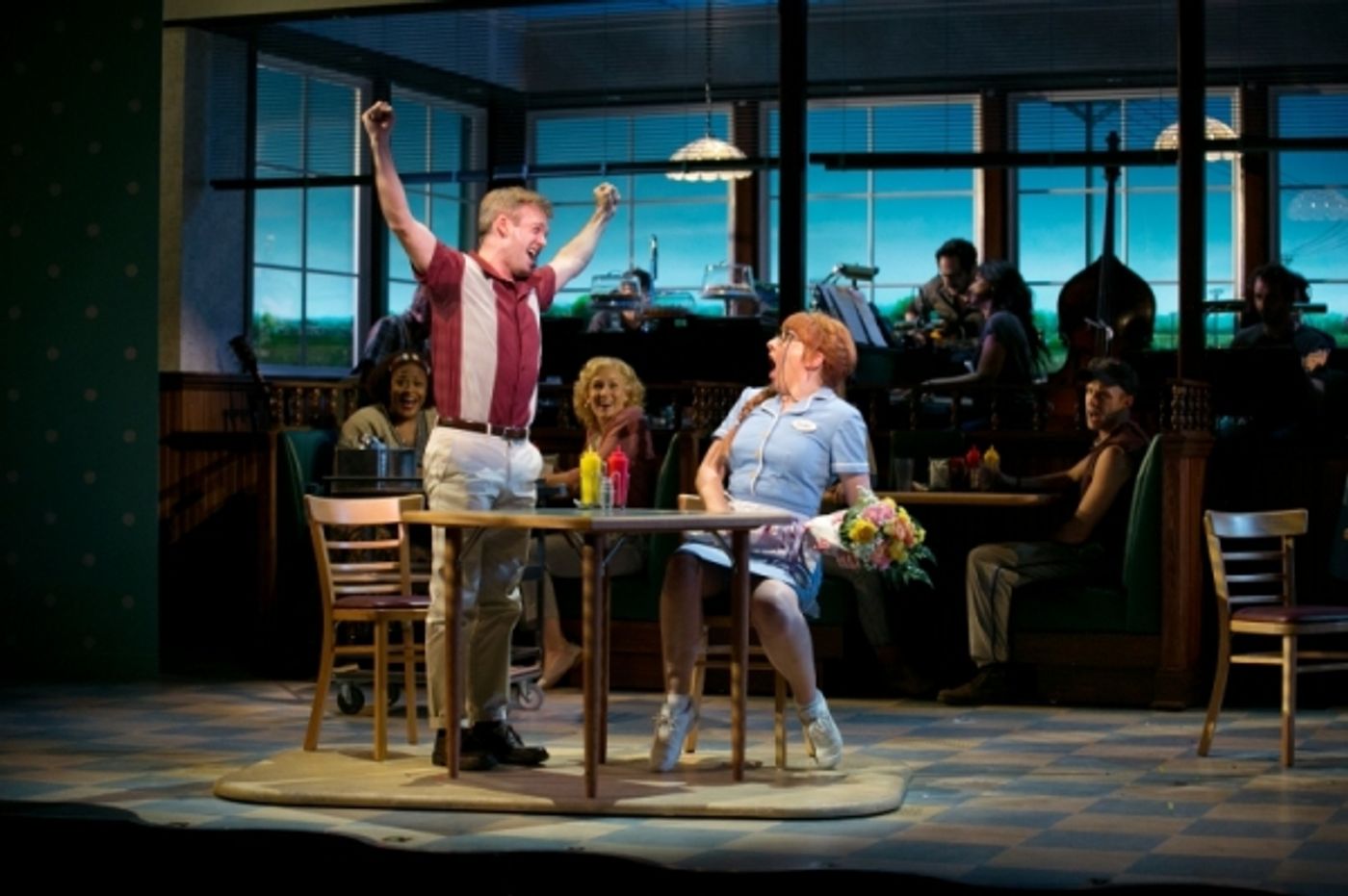 Photo Flash: First Look at Jessie Mueller, Keala Settle, and Jeanna de Waal in WAITRESS THE MUSICAL at A.R.T. Photo Flash: First Look at Jessie Mueller, Keala Settle, and Jeanna de Waal in WAITRESS THE MUSICAL at A.R.T. Image