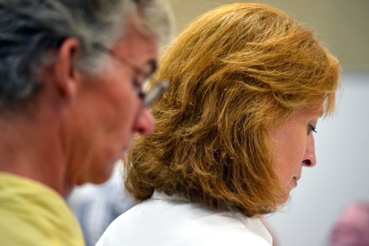 Stage Manager Bret Torbeck and Director Susan V. Booth at 