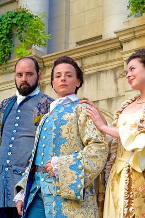 Chad Gowen Spear (Bernard), Amber Marie Flores (Constance), and Marianne Galloway (Julie/Frederic) @ BroadwayWorld Chad Gowen Spear (Bernard), Amber Marie Flores (Constance), and Marianne Galloway (Ju Photo