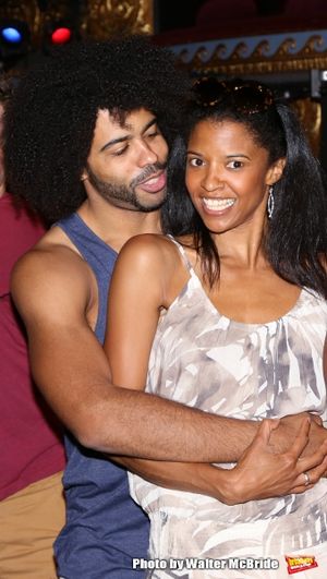 Daveed Diggs and Renee Elise Goldsberry @ BroadwayWorld Daveed Diggs and Renee Elise Goldsberry Photo
