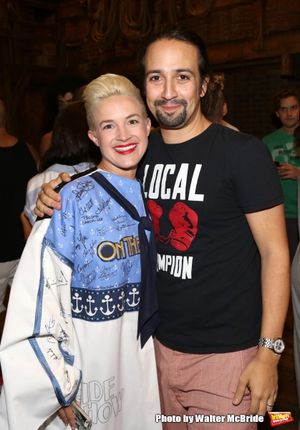 Betsy Struxness and Lin-Manuel Miranda @ BroadwayWorld Betsy Struxness and Lin-Manuel Miranda Photo